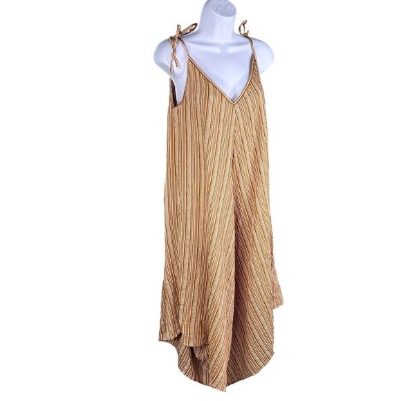 CCK Style Womens M Drop Crotch Wide Leg Harem Style Romper Sleeveless Adj Strap - Picture 6 of 14